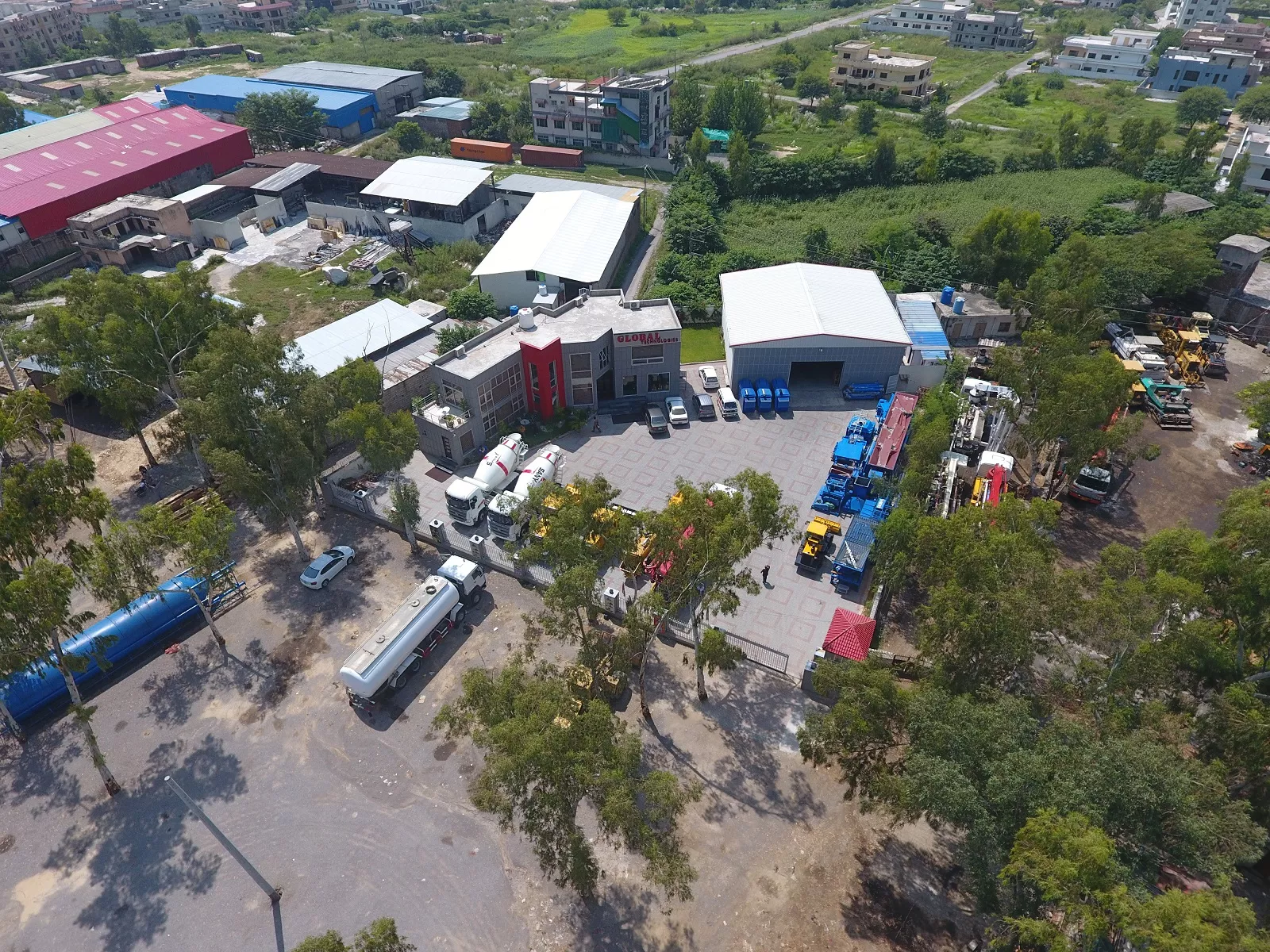 Global Technologies office and yard